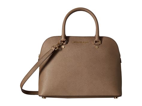 michael kors cindy large dome satchel nickel|Cindy Large Leather Dome Satchel – Michael Kors Pre.